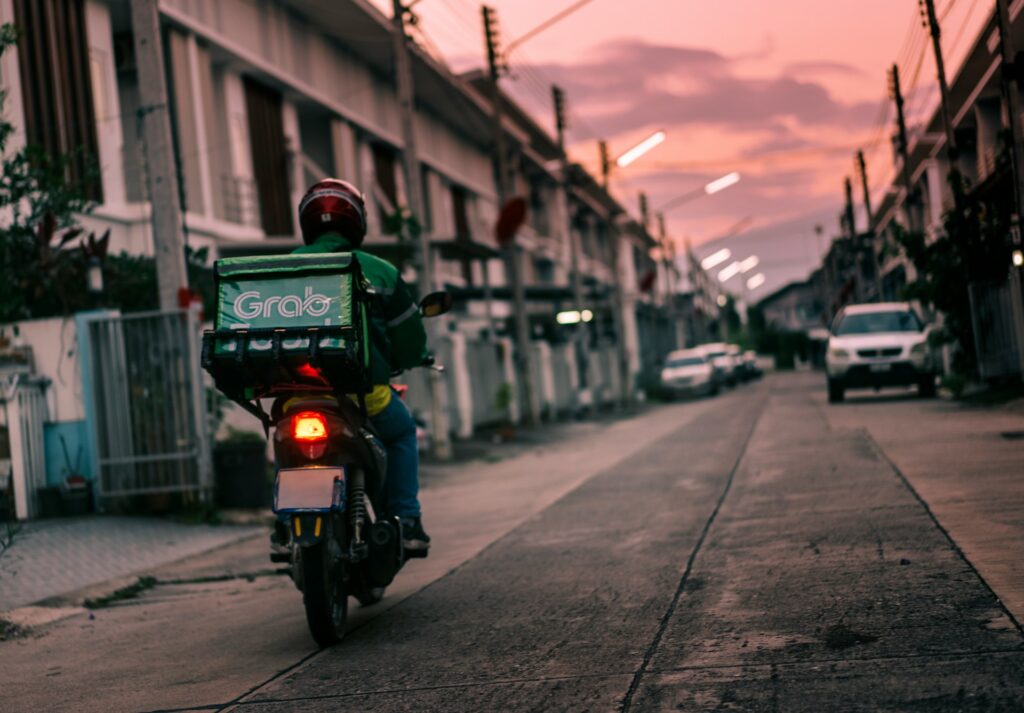 Bezorg scooter